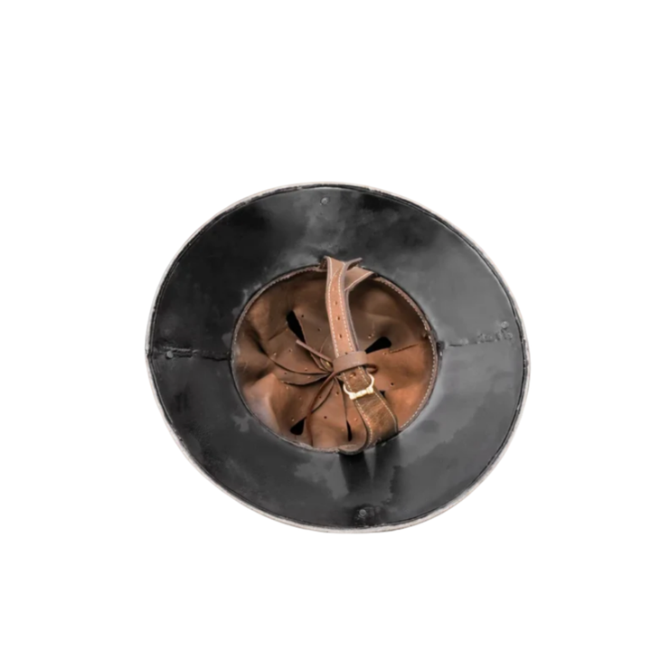 Steel 14th Century Hundred Year War Kettle Helmet