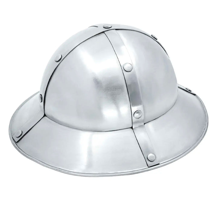 Steel 14th Century Hundred Year War Kettle Helmet