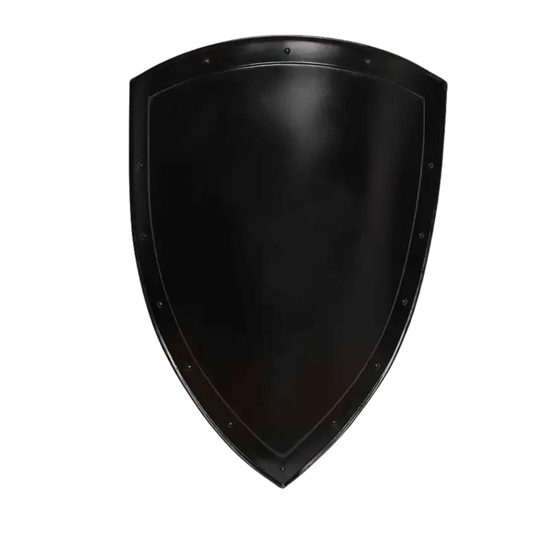Steel Header Shield with Riveted Rim - Blackened