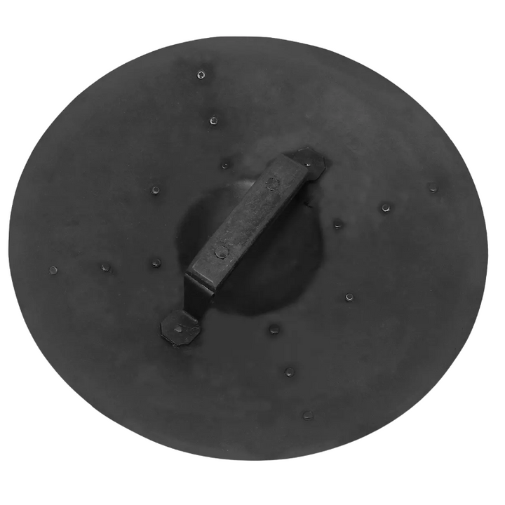 16 in Steel Buckler With Rivited Reinforcements